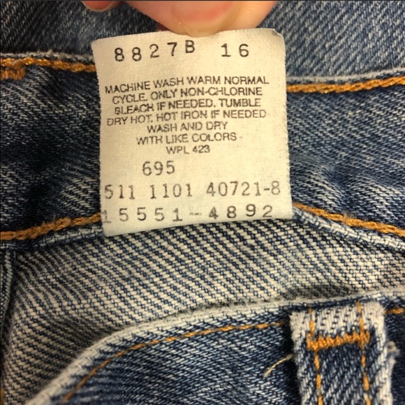 Levi’s Vintage USA 550 Hi Rise Relaxed Tapered 12S - Picture 9 of 9